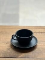 Taza Onix Zen – taza de té con platito 150 ml - Image 2