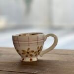 TAZA MARGARITA CERÁMICA PINTADA