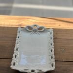 Bandeja de porcelana moño