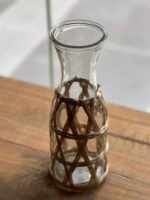 Botellón de vidrio con fibra natural - Image 2