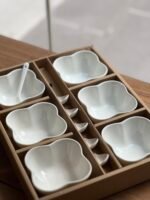 Set x6 copetineros de porcelana