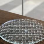 Bandeja de vidrio diseño distintivo