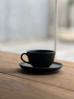 Taza Onix Zen – taza de té con platito 150 ml - Image 5