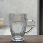 JARRA RIB LABRADA VIDRIO TRANSPARENTE