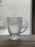 JARRA RIB LABRADA VIDRIO TRANSPARENTE