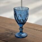 Set x6 Copas Labradas Blue