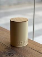 Lata Redonda Tapa Bamboo Coffee