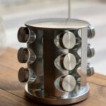 Especiero Giratorio x 12 – Acero Inoxidable