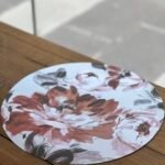 Set x24 Platos Bloom – Papeles de Flores Circulares