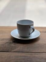 Taza Mug 500 ml + Plato Tsuji Línea Recta – Set x2 Blanco - Image 5