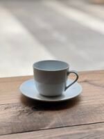 Taza Mug 500 ml + Plato Tsuji Línea Recta – Set x2 Blanco - Image 4