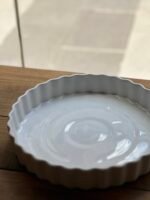 Tartera de cerámica redonda 28 cm – Blanco - Image 6