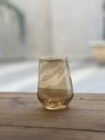 Set x6 vaso Cienna vidrio ámbar - Image 2
