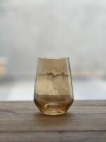 Set x6 vaso Cienna vidrio ámbar