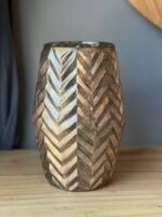 Florero Arrow Gold Rose