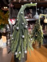 Árbol de Navidad Plateado 15×15×30 cm - Image 2