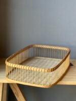 Bandeja Rectangular de Bambú 40 x 25 cm