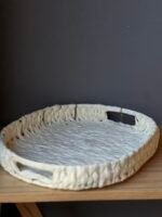 Bandeja ovalada Vinh White - Image 3