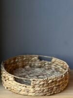 Bandeja Circular Tejida de Jacinto 35cm