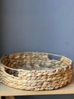 Bandeja Circular Tejida de Jacinto 35cm - Image 3