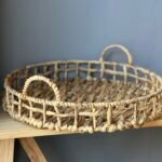 Bandeja Canasta Circular de Seagrass 50 cm