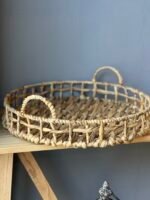 Bandeja Canasta Circular de Seagrass 50 cm