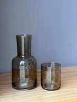 Jarra de Agua de Noche con Vaso – Color Gris - Image 3