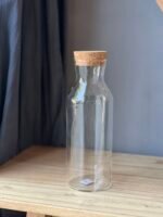 Botella de Borosilicato con Tapa de Corcho – 1200 ml - Image 3