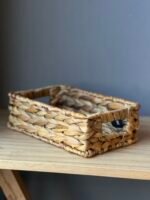 Canasto Organizador de Mimbre Seagrass Jacinto 25 x 16 cm - Image 3