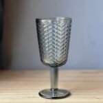 Set x6 Copas Labradas Black Color Humo