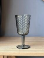 Set x6 Copas Labradas Black Color Humo