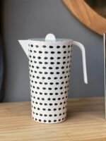 Jarra de Fibra de Bamboo con Tapa – Línea Dots