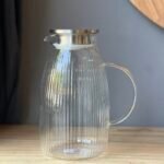 Jarra de Vidrio con Tapa de Acero – 2200 ml
