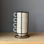 Set de 4 Tazas Cerámica Square