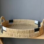 Bandeja Circular de Fibra Natural 44 cm